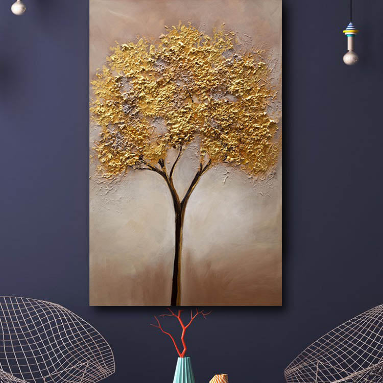 Δέντρο με Χρυσά Φύλλα - Time2PrintCanvas