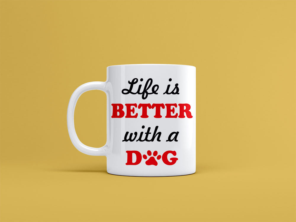 Life is Better with a Dog - Time2PrintCanvas